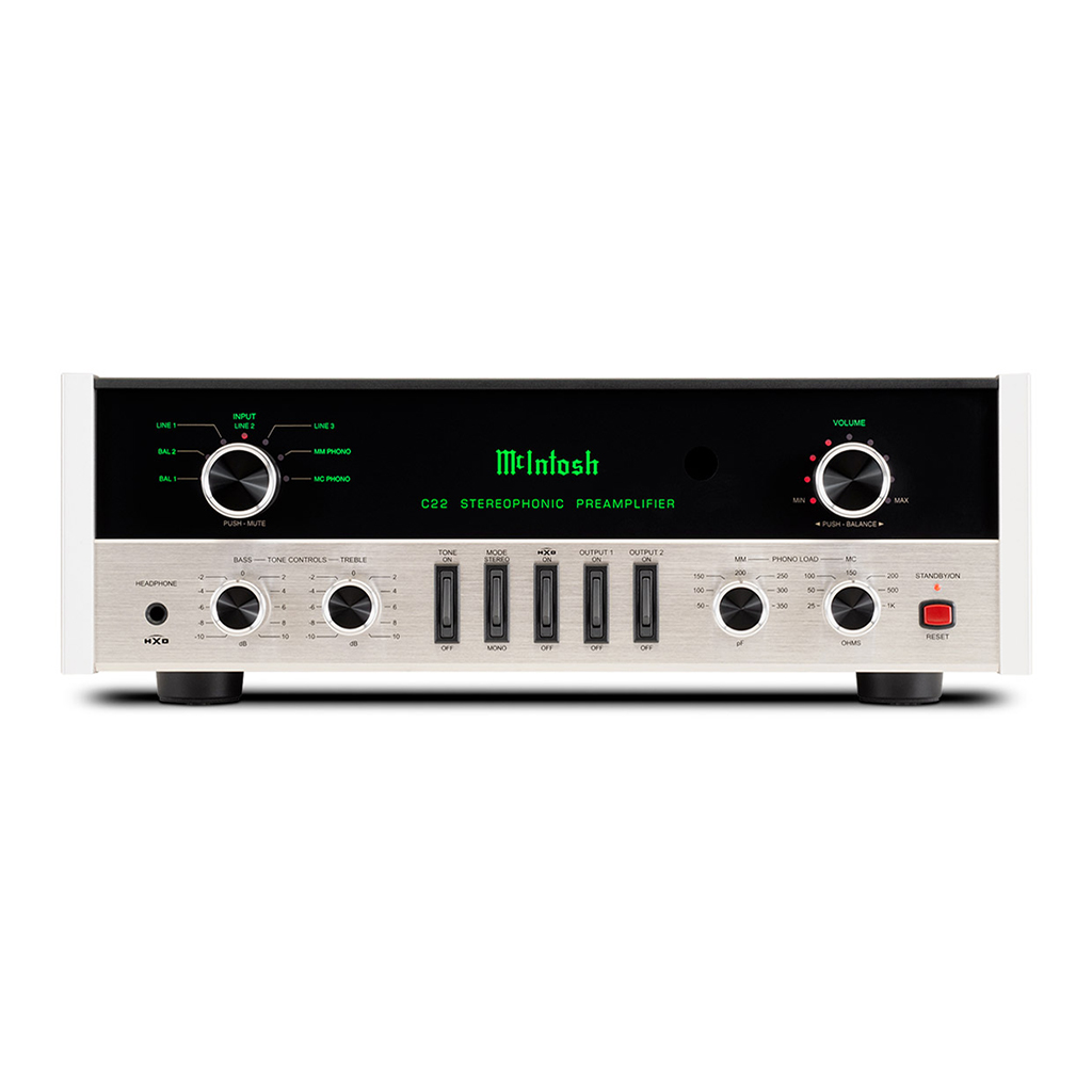 C22 2-Channel Vacuum Tube Preamplifier Mk V studio shot