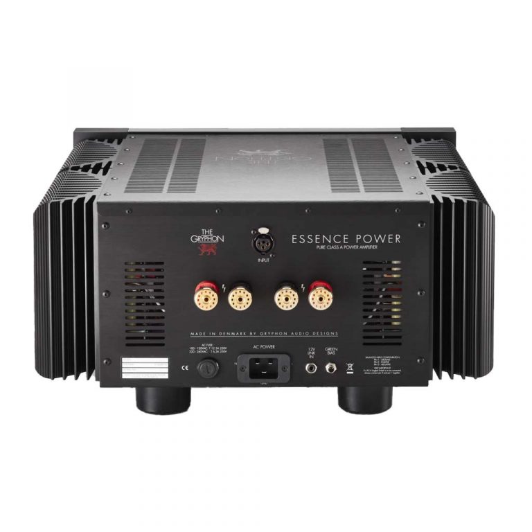 Gryphon Audio Essence Mono Amplifier rear view
