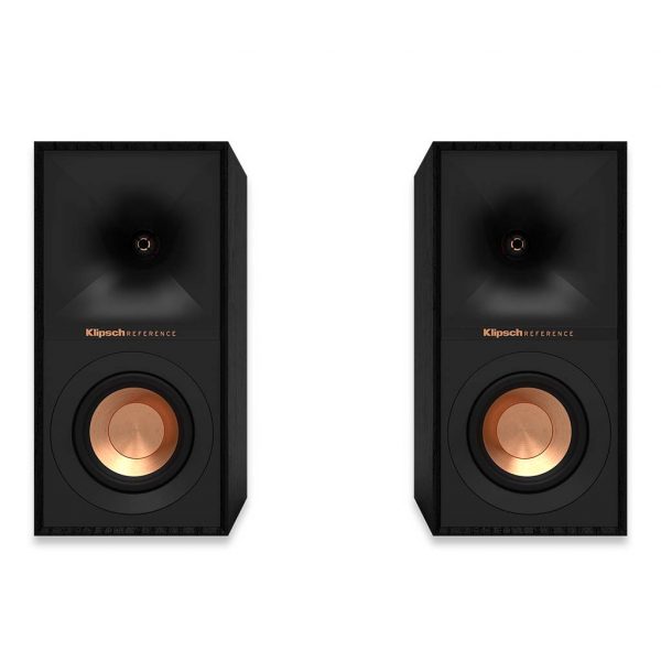 Klipsch R-40M Bookshelf Speakers studio shot