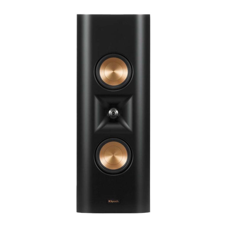 A closeup shot of the Klipsch RP-240D On Wall speaker
