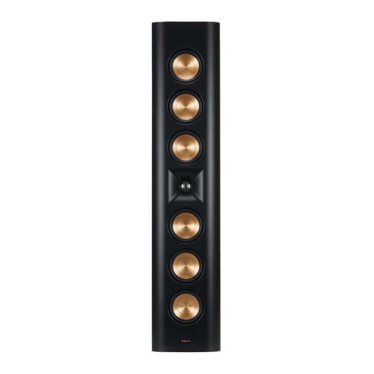 A closeup shot of the Klipsch RP-640D On Wall speaker