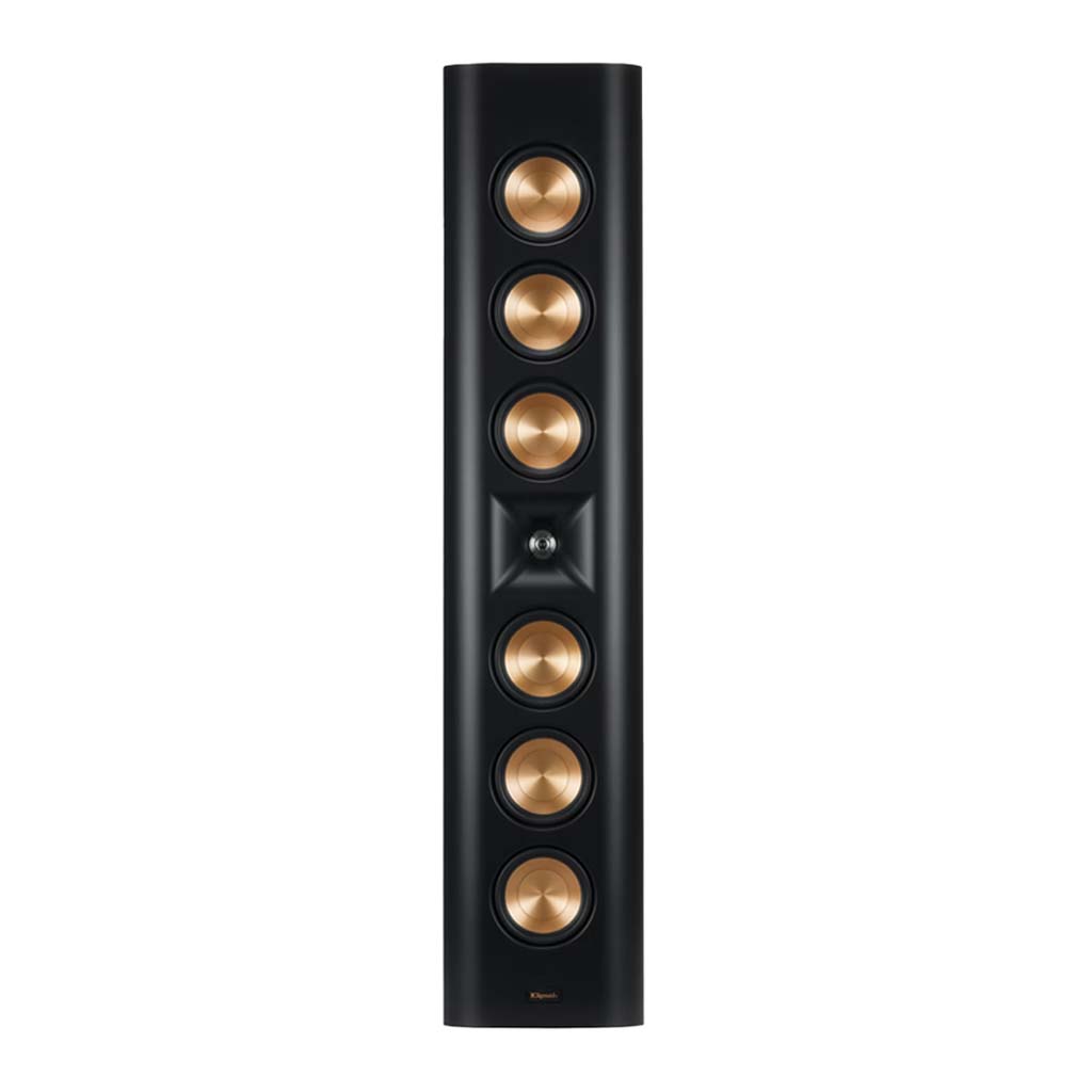 A closeup shot of the Klipsch RP-640D On Wall speaker
