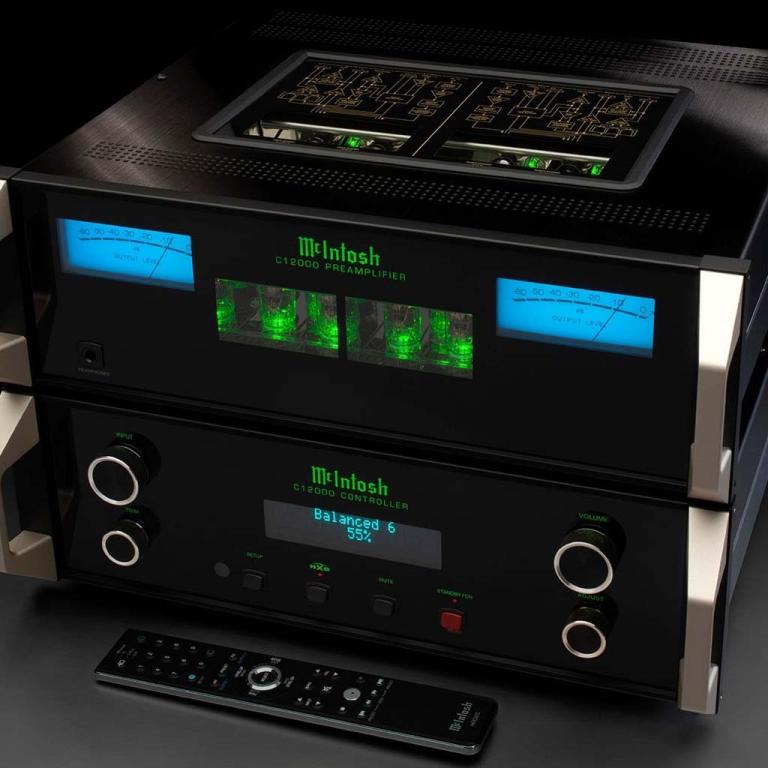 C12000 2-Channel Solid State and Vacuum Tube Preamplifier - Image 5