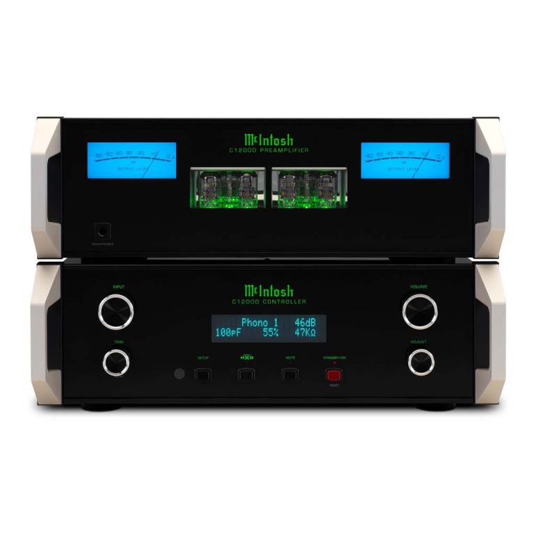 C12000 2-Channel Solid State and Vacuum Tube Preamplifier