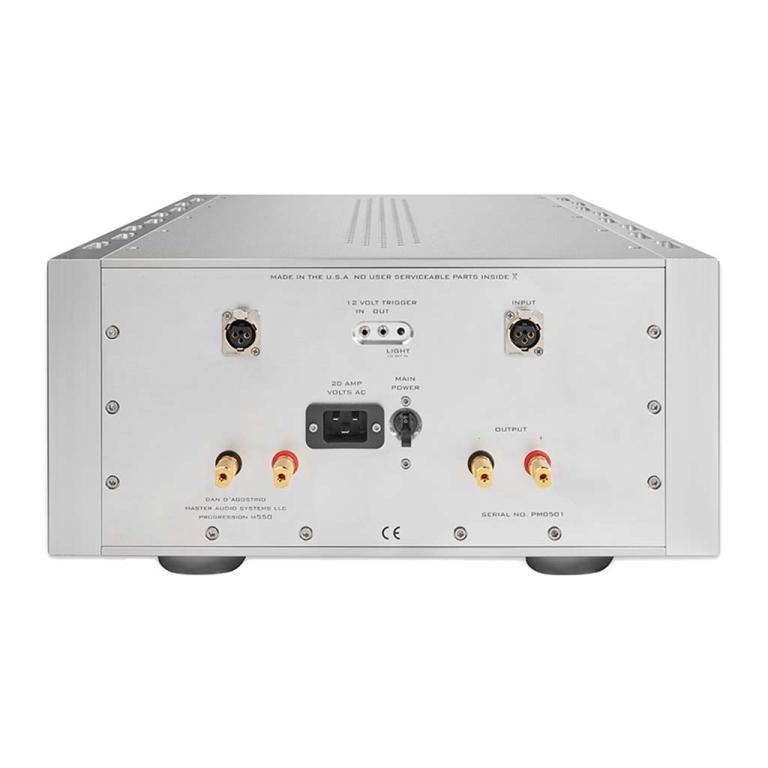 Dan D'Agostino Progression S350 Stereo Amplifier rear view