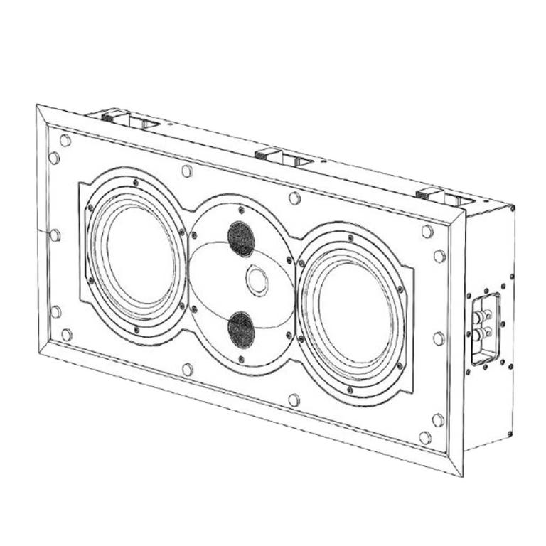 R5i-C Center Channel In-wall Speaker - Image 2