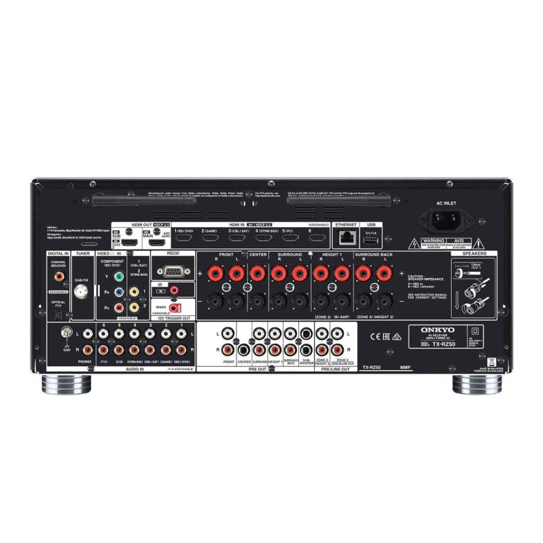 TX-RZ50 9.2-Channel THX Certified AV Receiver with Dirac Live - Image 2
