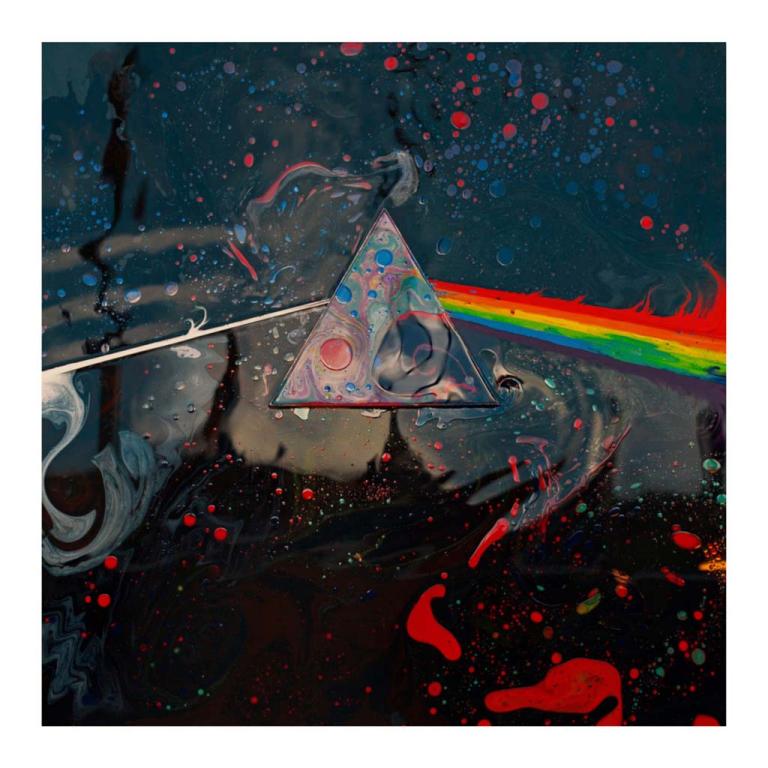 Liquid Dark Side of the Moon