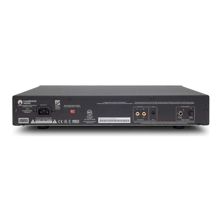 The rear view of the Cambridge Audio CXC v2 CD Transport