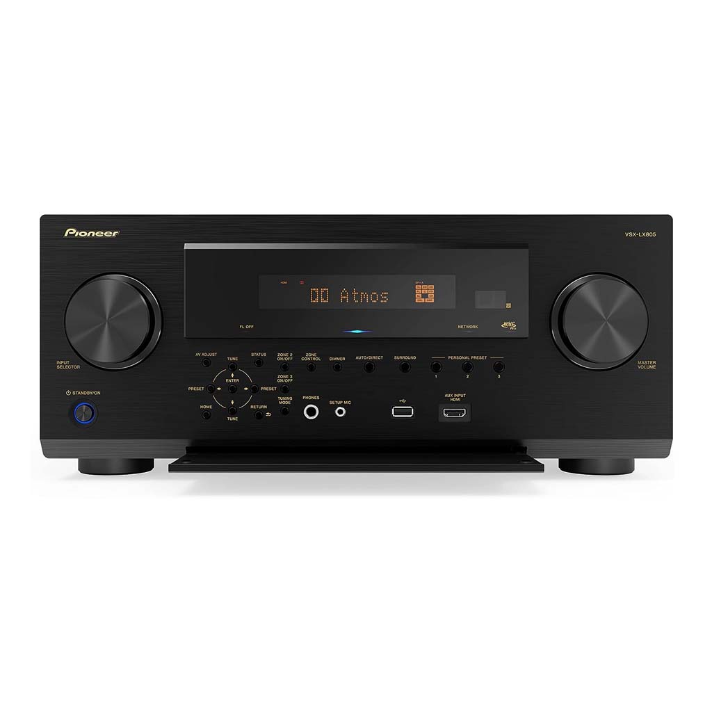 A front shot of the VSX-LX805 ELITE 11.4 AV Receiver