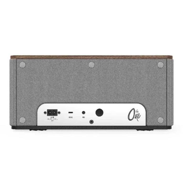 Klipsch The One+ Premium Bluetooth Speaker Walnut rear view