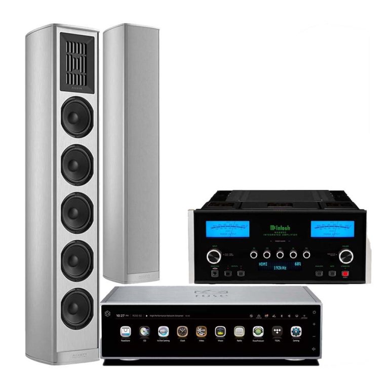 Coax 611 Floorstanding Speakers x  MA8950 Integrated Amplifier x RS150 Network Streamer