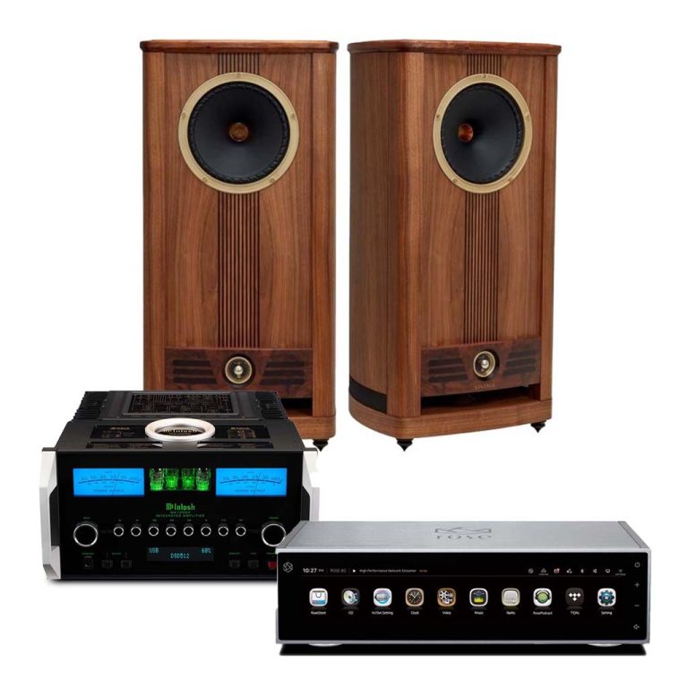 Vintage Twelve Floorstanding Speakers x MA12000 Integrated Amplifer x Hifi Rose RS150b Network Streamer