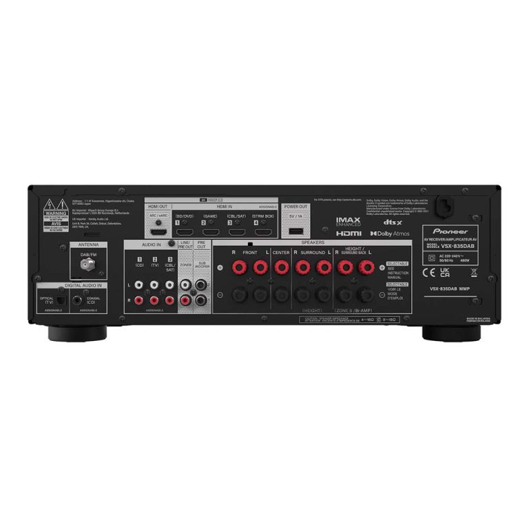 RP-600M II Bookshelf Home Theater x VSX-835 7.2-Channel AV Receiver - Image 8