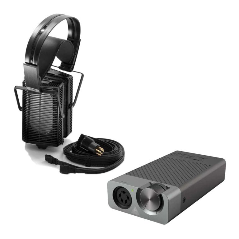 SR-L500MK2 Electrostatic Headphones x SRM-D10 II Portable Electrostatic Headphone Amplifier